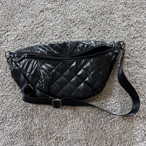 Quilted Black Crossbody Bag